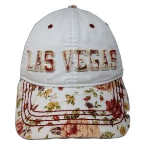 Las Vegas Strapback Baseball Cap Multi One Size Adjustable Floral Essencial Caps